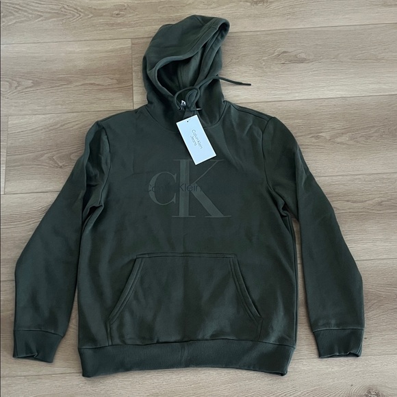 Calvin Klein Olive Hoodie - Picture 1 of 3